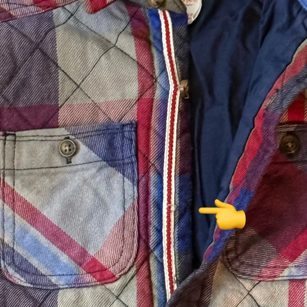 Share Cat & Jack Unisex Plaid Shirt Jacket Shacket Long Sleeve Size XS 4/5